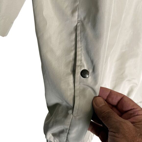 DryJoys By FootJoy Men's Half Zip Short Sleeve Pullover Golf Jacket Beige Large - Picture 5 of 8